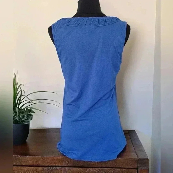Reitmans Royal Blue Scoop Neck Tank Top Size Medium - Picture 3 of 11